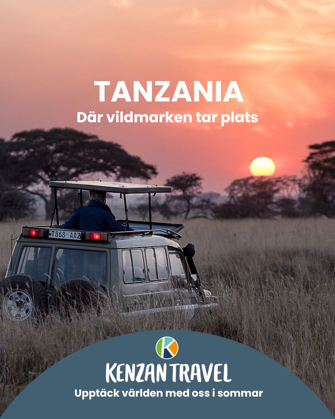 𝐓𝐚𝐧𝐳𝐚𝐧𝐢𝐚 𝐩𝐚̊ 𝐬𝐨𝐦𝐦𝐚𝐫𝐞𝐧 – 𝐬𝐚𝐟𝐚𝐫𝐢 𝐢 𝐯𝐚̈𝐫𝐥𝐝𝐬𝐤𝐥𝐚𝐬𝐬!
Sommaren är en av de bästa tiderna för safari i Tanzania. Torrperioden samlar djuren kring vattenhålen, vegetationen är glesare och chanserna till riktigt bra djurmöten ökar markant.
Följ den stora migrationen på savannen, upplev klassiska safariområden och kombinera äventyret med avkoppling vid havet (Zanzibar är som allra bäst på sommaren). Klimatet är stabilt, dagarna soliga och kvällarna svala – idealiskt för långa safaridagar.
𝐒𝐨𝐦𝐦𝐚𝐫𝐡𝐨̈𝐣𝐝𝐩𝐮𝐧𝐤𝐭: Under sommaren kan du bevittna de dramatiska Mara River-crossingarna – en riktig en gång i livet upplevelse!.

Nyfiken på en sommaresa till Tanzania? Du hittar oss här:
📞08 30 21 03
📩info@kenzantravel.se
https://www.kenzantravel.se/tanzania/